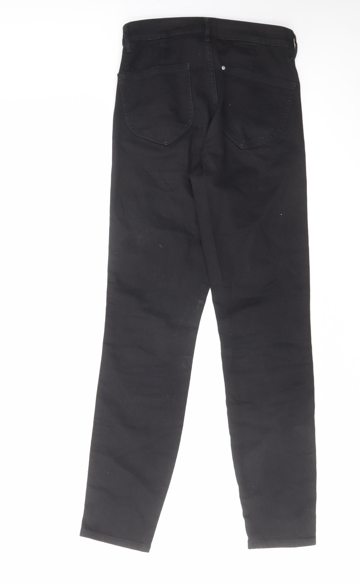 H&M Womens Black Cotton Skinny Jeans Size 25 in L28 in Regular Zip