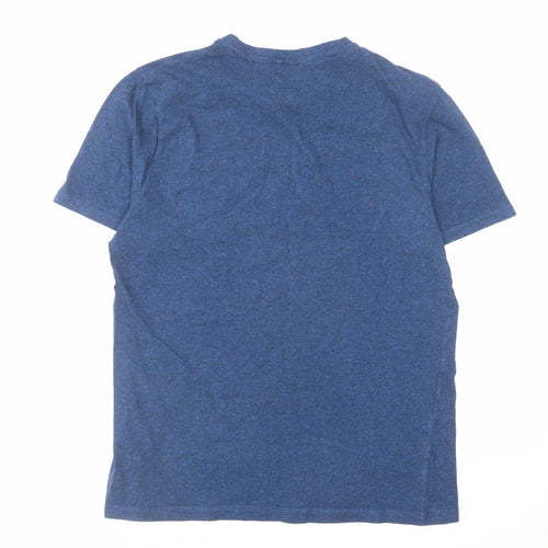 NEXT Mens Blue Cotton T-Shirt Size M Round Neck