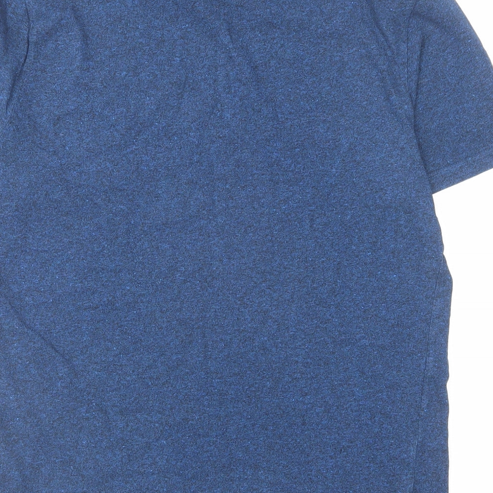 NEXT Mens Blue Cotton T-Shirt Size M Round Neck