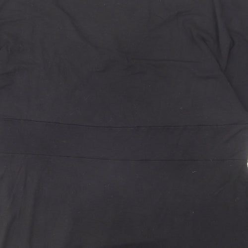 Ecaline Stockholm Womens Black Viscose Basic T-Shirt Size M V-Neck