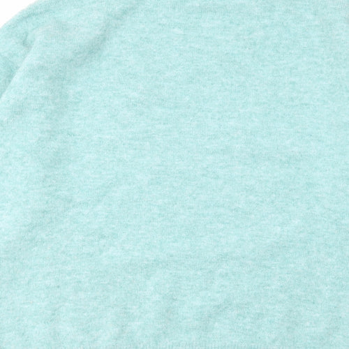Topshop Womens Blue High Neck Acrylic Pullover Jumper Size S