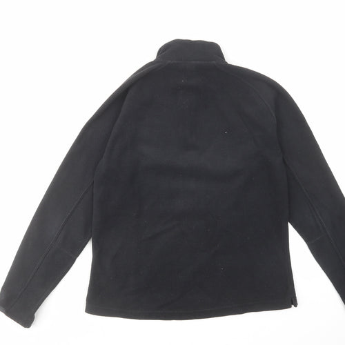 DECATHLON Womens Black Polyester Pullover Sweatshirt Size S Zip - Quechua
