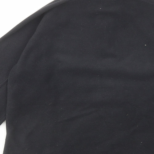 DECATHLON Womens Black Polyester Pullover Sweatshirt Size S Zip - Quechua