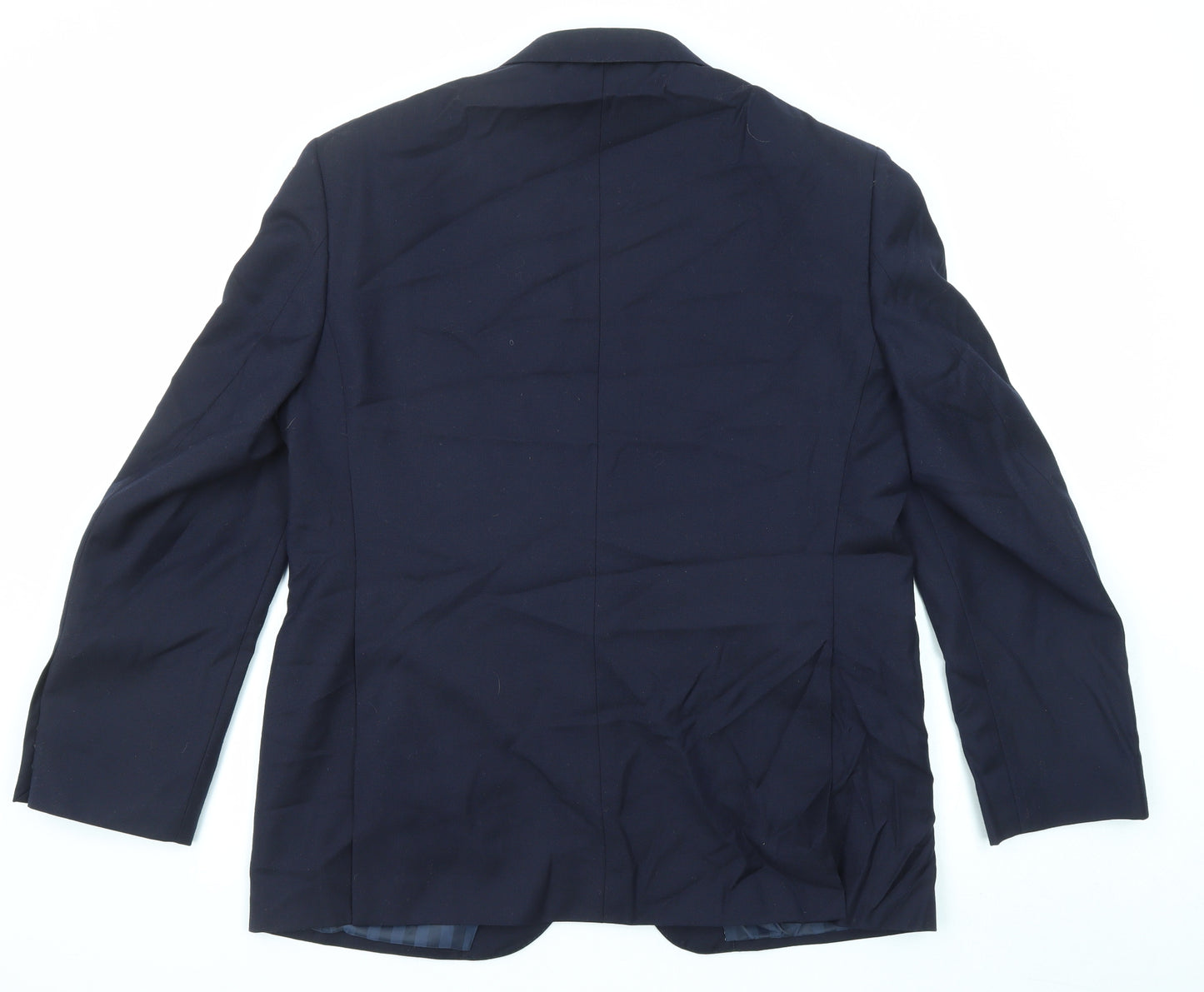 Autograph Mens Blue Wool Jacket Suit Jacket Size 42 Regular - Five-Button Sleeve