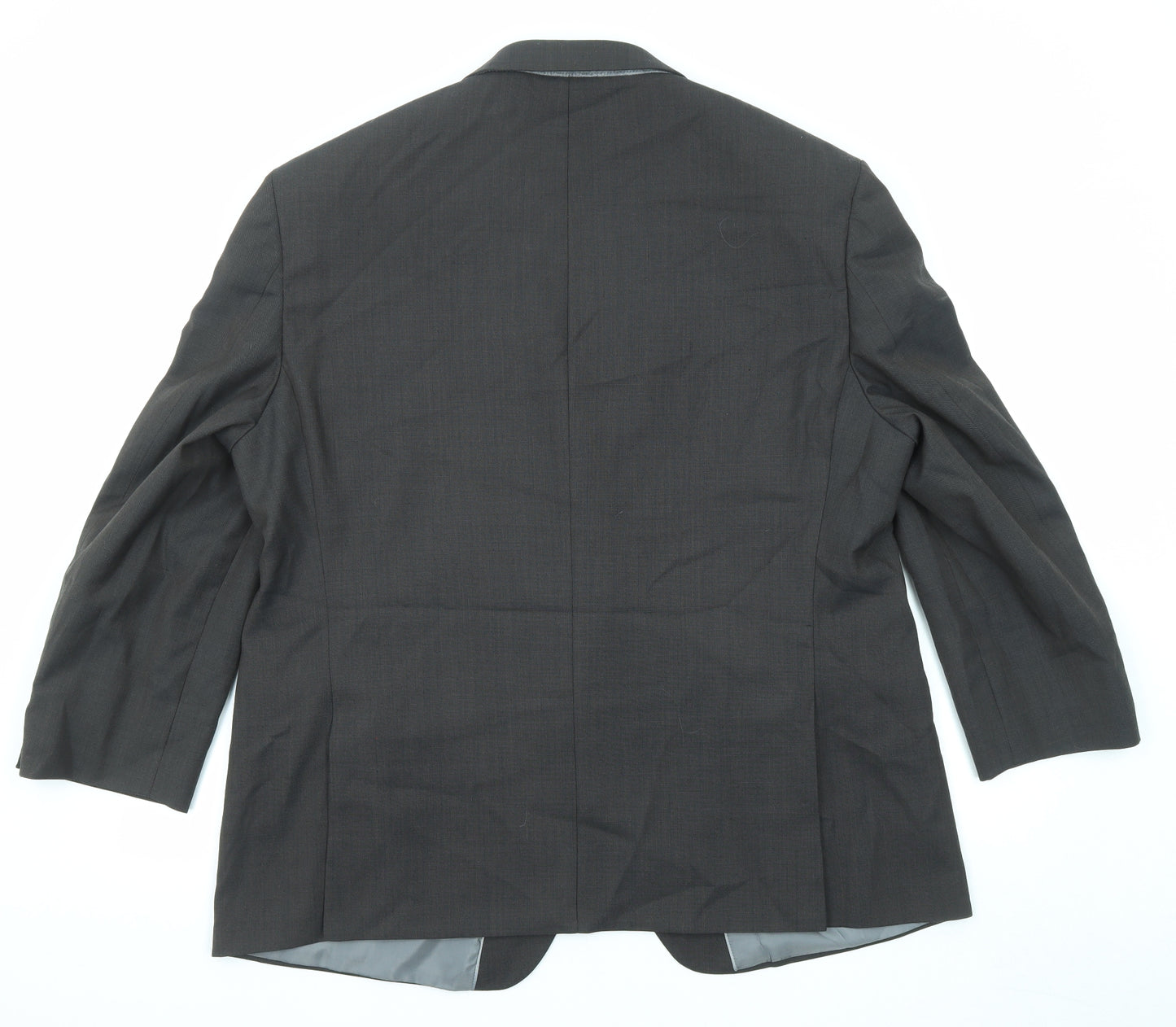 Marks and Spencer Mens Black Wool Jacket Suit Jacket Size 46 Regular