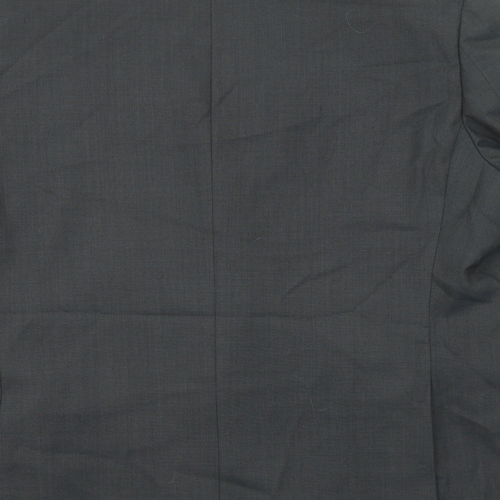 Marks and Spencer Mens Black Wool Jacket Suit Jacket Size 46 Regular