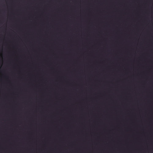 Marks and Spencer Womens Purple Jacket Blazer Size 10 Button