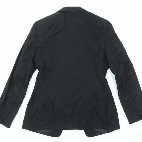 Episode Womens Black Polyester Jacket Blazer Size 8