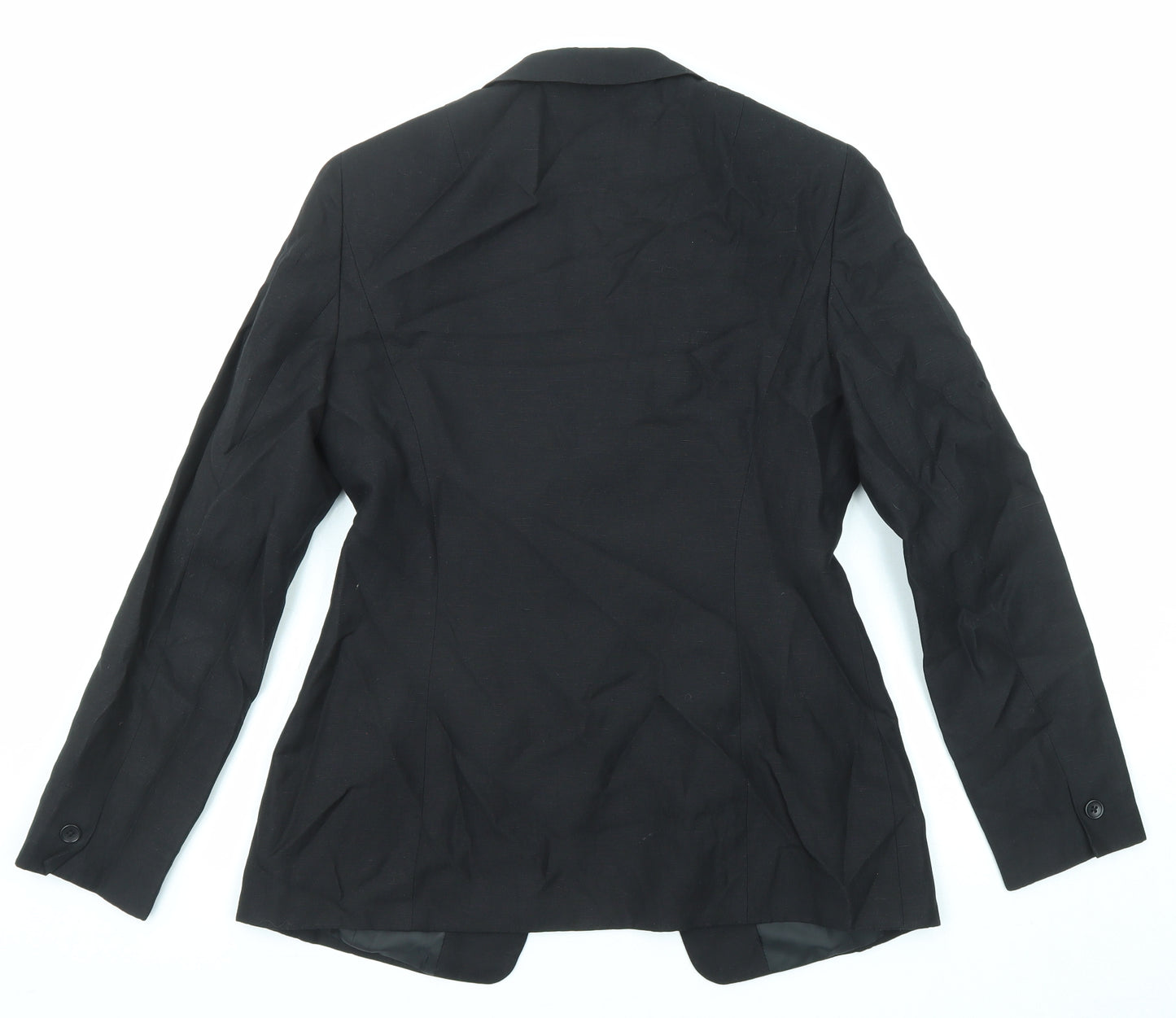 Episode Womens Black Polyester Jacket Blazer Size 8