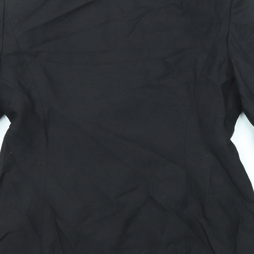 Episode Womens Black Polyester Jacket Blazer Size 8