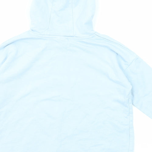 Disney Girls Blue Cotton Pullover Hoodie Size 5-6 Years Pullover - 101 Dalmatians