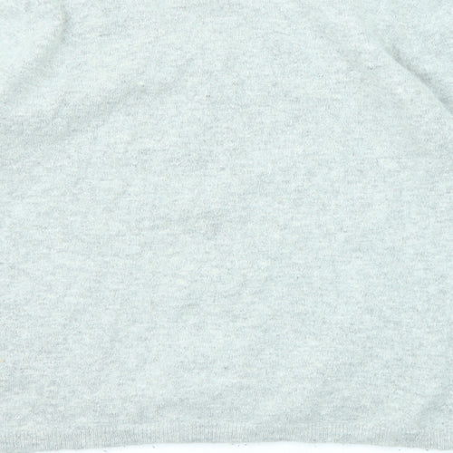 Deane & White Womens Grey Scoop Neck Angora Pullover Jumper Size M