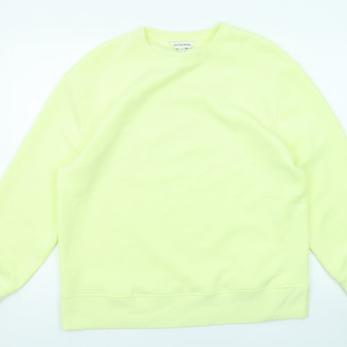 Autograph Womens Yellow Polyester Pullover Sweatshirt Size 12 Pullover