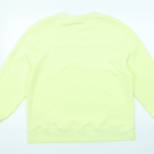 Autograph Womens Yellow Polyester Pullover Sweatshirt Size 12 Pullover