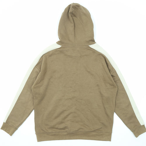 Signal Mens Brown Cotton Pullover Hoodie Size M