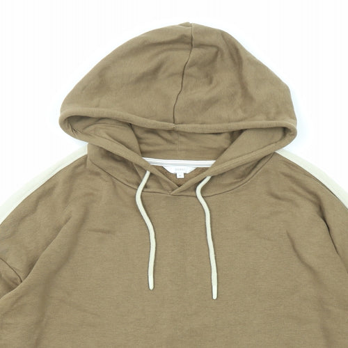 Signal Mens Brown Cotton Pullover Hoodie Size M