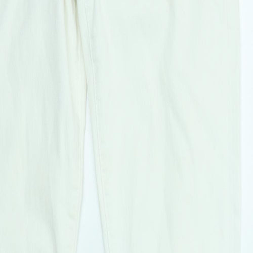 Hudson Womens White Cotton Bootcut Jeans Size 26 in L33 in Regular Zip
