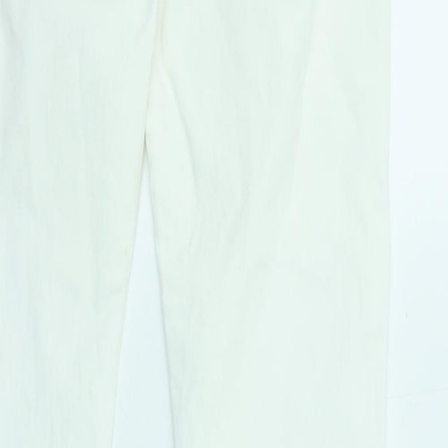 Hudson Womens White Cotton Bootcut Jeans Size 26 in L33 in Regular Zip