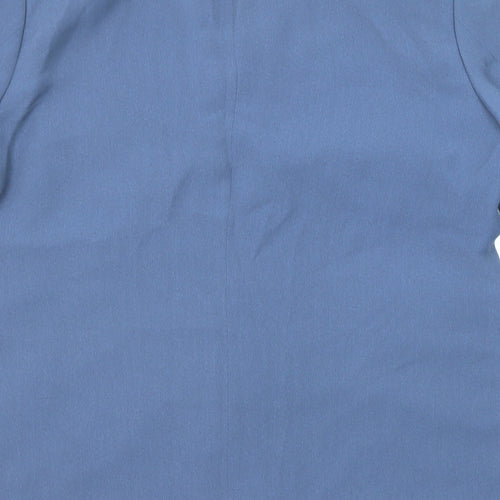 Marks and Spencer Womens Blue Jacket Size 16 Button