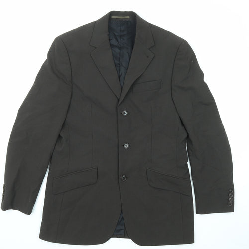 NEXT Mens Brown Polyester Jacket Suit Jacket Size 38 Regular