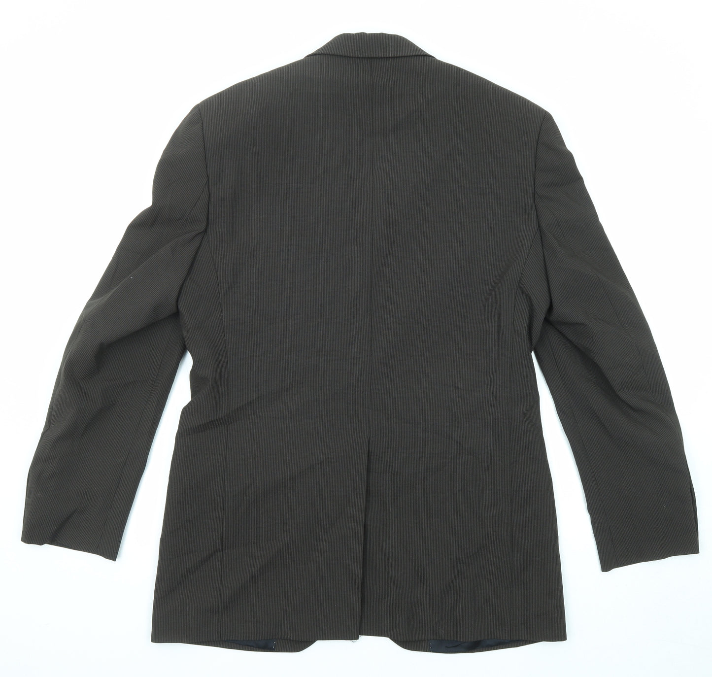 NEXT Mens Brown Polyester Jacket Suit Jacket Size 38 Regular