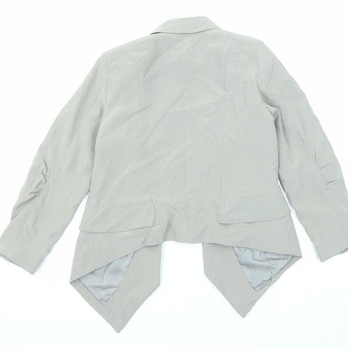 Dorothy Perkins Womens Grey Jacket Blazer Size 8