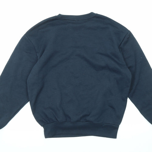 Lee Cooper Mens Blue Polyester Pullover Sweatshirt Size S