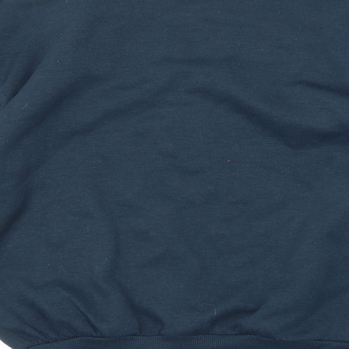 Lee Cooper Mens Blue Polyester Pullover Sweatshirt Size S