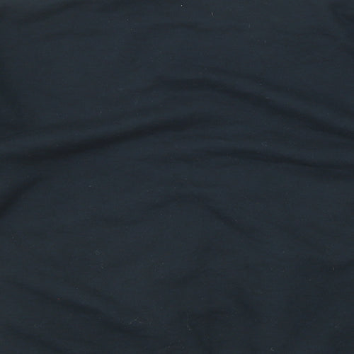 JERZEES Mens Black Cotton Pullover Sweatshirt Size M - Snowflake