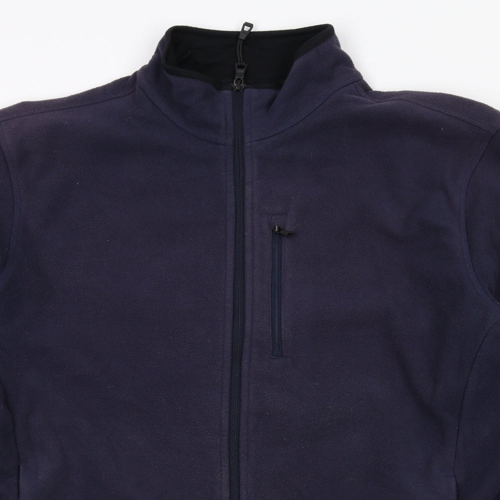 Marks and Spencer Mens Blue Jacket Size L Zip
