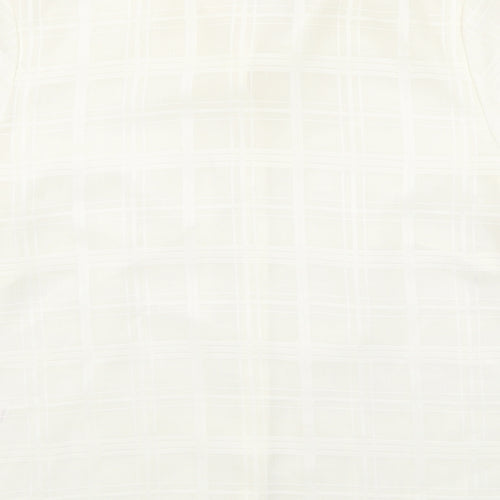 Bonmarché Womens Ivory Polyester Basic Button-Up Size 14 Collared
