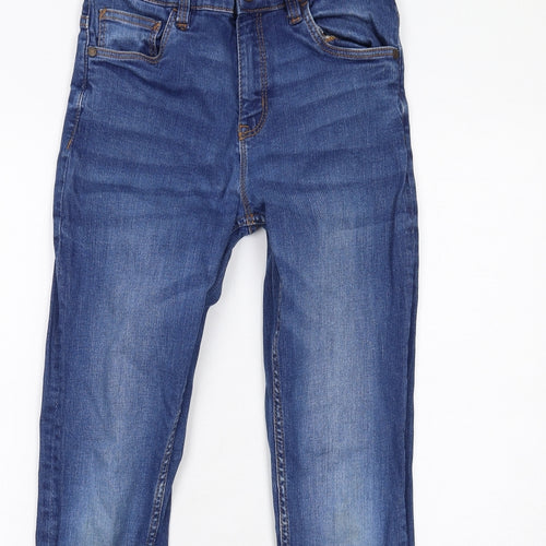 NEXT Boys Blue Cotton Skinny Jeans Size 12 Years L29 in Regular Zip