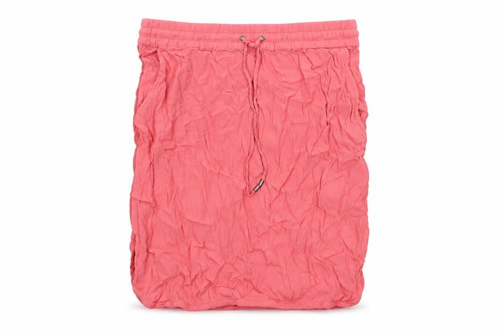 Saint Tropez Clothing Womens Pink Viscose A-Line Skirt Size L Drawstring