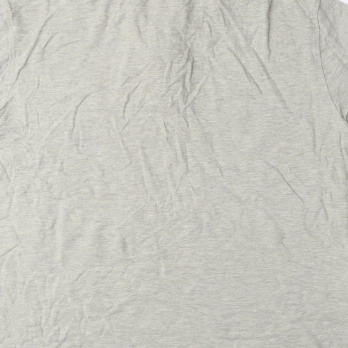 Marks and Spencer Mens Grey 100% Cotton Polo Size 2XL Collared Button