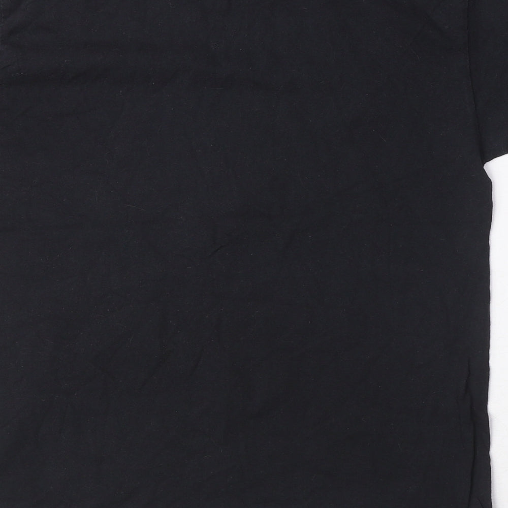 Fortnite Boys Black 100% Cotton Basic T-Shirt Size L Round Neck Pullover