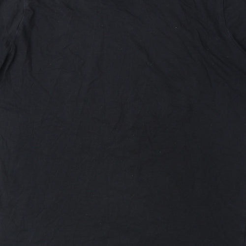 Nike Boys Black 100% Cotton Basic T-Shirt Size L Round Neck Pullover - Nike Air