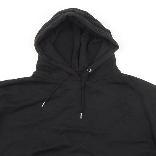 ASOS Curve Womens Black Cotton Pullover Hoodie Size 20