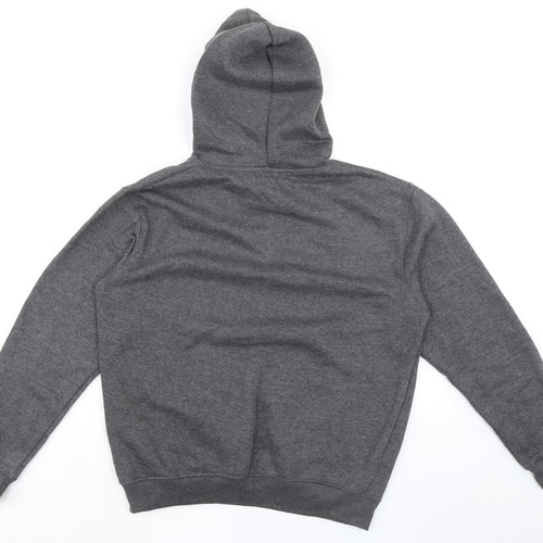 PRETTYLITTLETHING Womens Grey Cotton Pullover Hoodie Size M Pullover