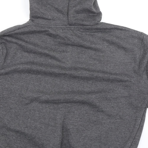 PRETTYLITTLETHING Womens Grey Cotton Pullover Hoodie Size M Pullover
