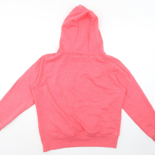 Crosshatch Womens Pink Cotton Pullover Hoodie Size XL
