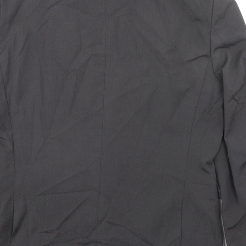 NEXT Mens Grey Polyester Jacket Suit Jacket Size 40 Regular