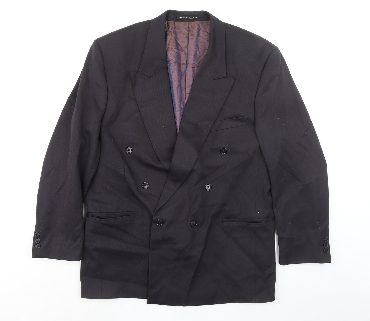 Corman Mens Black Polyester Jacket Suit Jacket Size 44 Regular