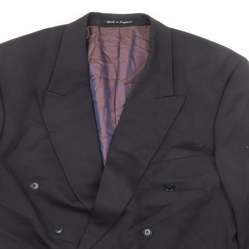 Corman Mens Black Polyester Jacket Suit Jacket Size 44 Regular