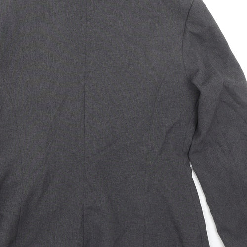 New Look Womens Grey Jacket Blazer Size 12 Button