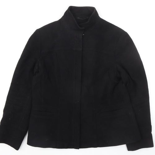 NEXT Womens Black Jacket Size 14 Button