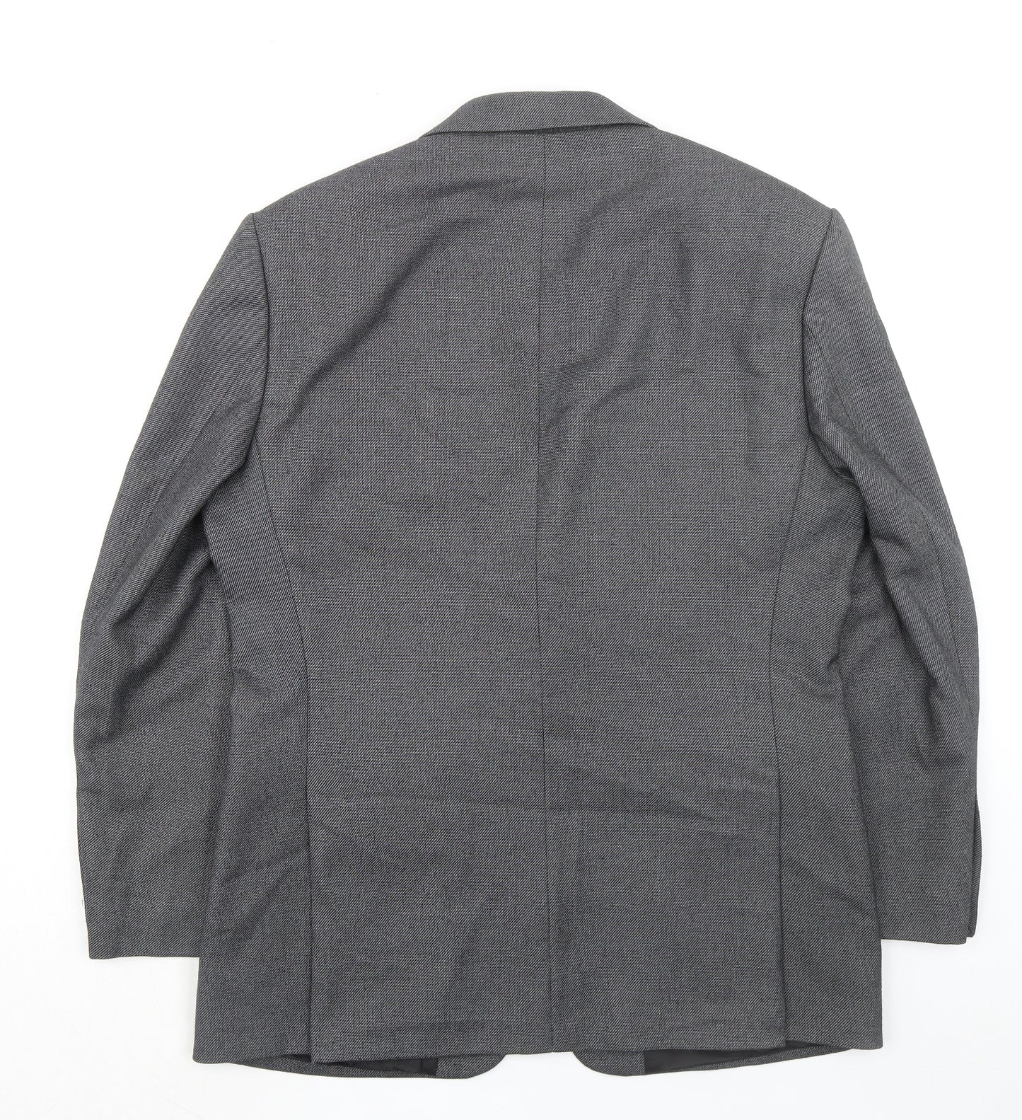 Marks and Spencer Mens Grey Polyester Jacket Suit Jacket Size 40 Regular