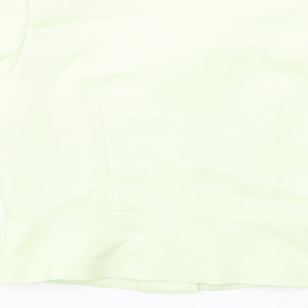 Dorothy Perkins Womens Green Jacket Blazer Size 12 Button