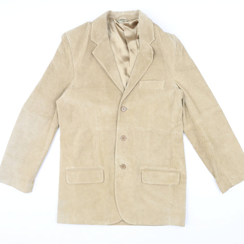 Tyler Womens Beige Jacket Blazer Size S Button