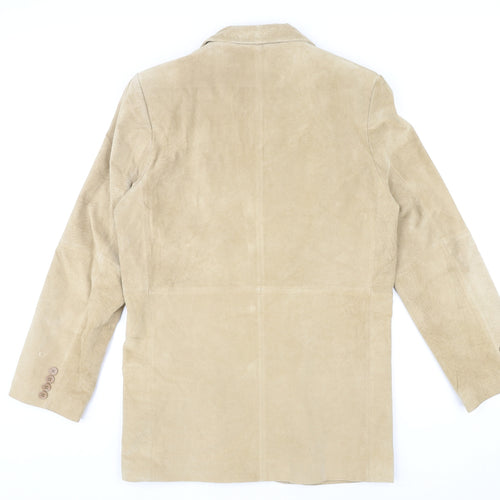 Tyler Womens Beige Jacket Blazer Size S Button
