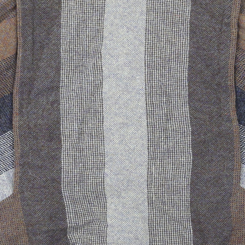 Avoca Mens Multicoloured Striped Jacket Coat Size L Button
